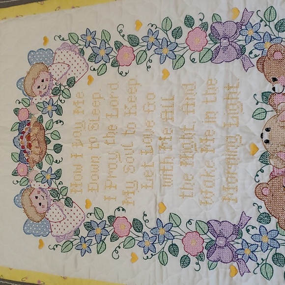 Embroidered Baby Blanket - Picture 1 of 7